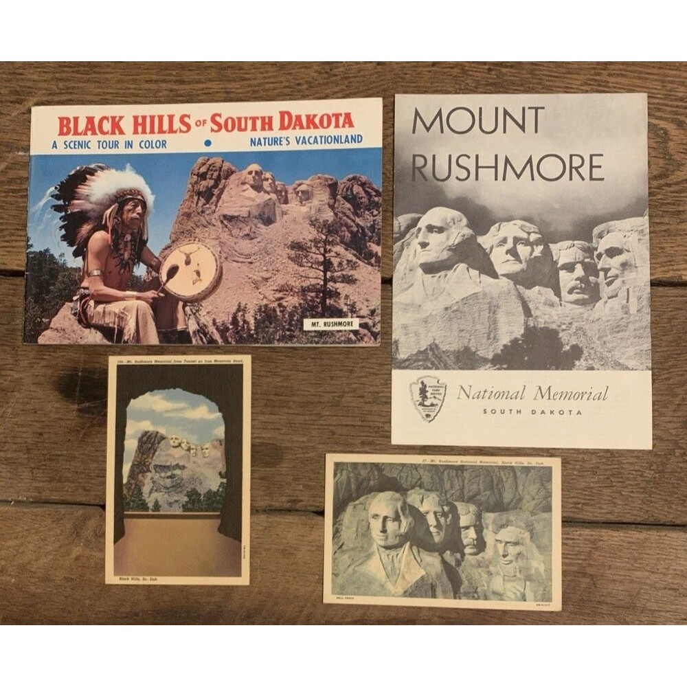 Vintage 1950s Black Hills of South Dakota Booklet, Postcards & Pamphlet